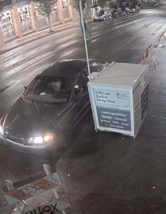 FBI photo of BALLOT BOX FIRES
