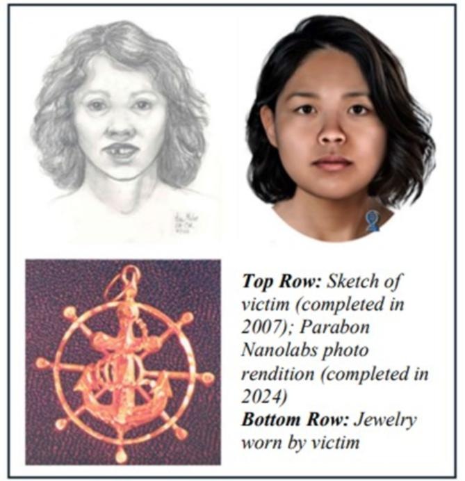 FBI photo of JANE DOE - DESERT CENTER, CALIFORNIA