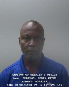 Mugshot of GERRY W BURRUSS