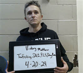Mugshot of MATTHEW VICKERY