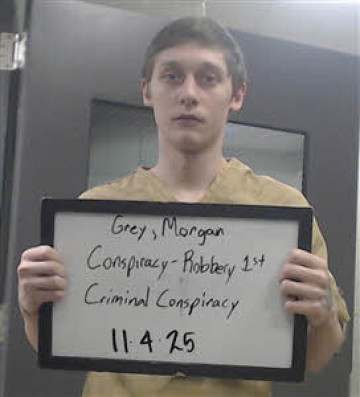 Mugshot of MORGAN GREY