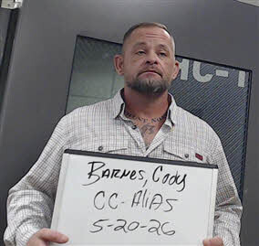 Mugshot of CODY BARNES