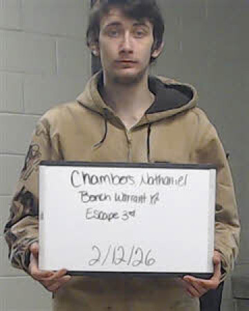 Mugshot of NATHANIEL CHAMBERS
