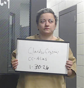 Mugshot of CRYSTAL CLARDY