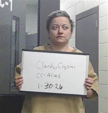 Mugshot of CRYSTAL CLARDY