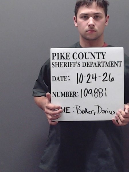 Mugshot of DARIUS ALAN BAKER
