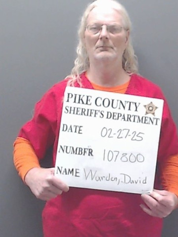 Mugshot of DAVID BRYAN WARDEN