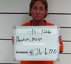 Mugshot of Margie Laverne Hawkins