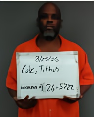 Mugshot of Tithus Jerome Cole