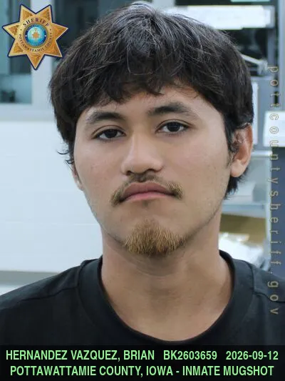 Mugshot of BRIAN HERNANDEZ VAZQUEZ