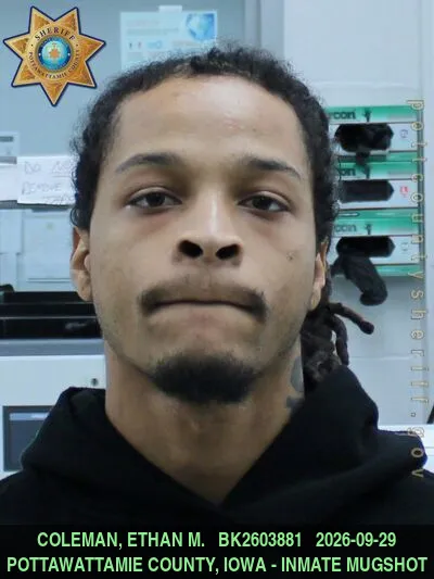 Mugshot of ETHAN MICHAEL COLEMAN