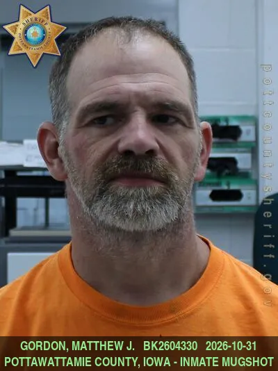 Mugshot of MATTHEW JAMES GORDON