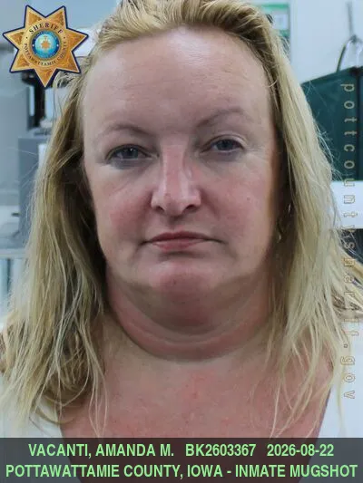 Mugshot of AMANDA MARIE VACANTI