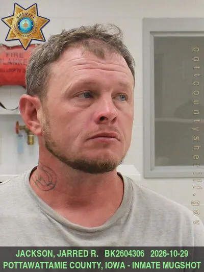Mugshot of JARRED RAY JACKSON