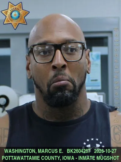Mugshot of MARCUS EDGAR WASHINGTON