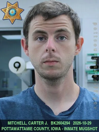 Mugshot of CARTER JAYMES MITCHELL