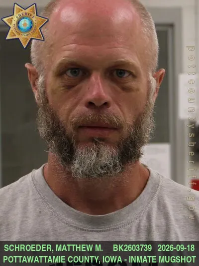Mugshot of MATTHEW M. SCHROEDER