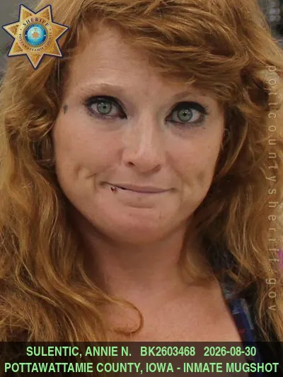 Mugshot of ANNIE NICOLE SULENTIC