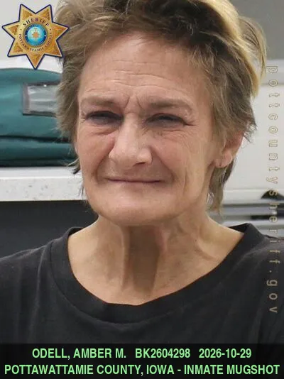 Mugshot of AMBER MARIE ODELL