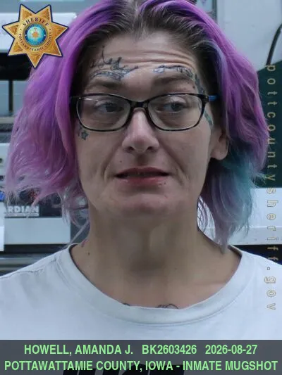 Mugshot of AMANDA JEAN HOWELL