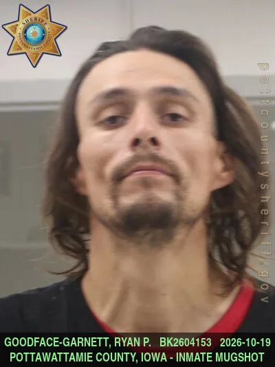 Mugshot of RYAN PATRICK GOODFACE-GARNETT
