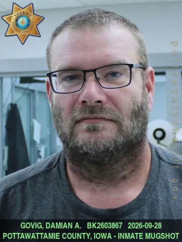 Mugshot of DAMIAN ALLEN GOVIG