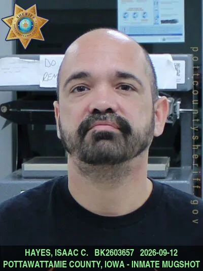 Mugshot of ISAAC CALVIN HAYES