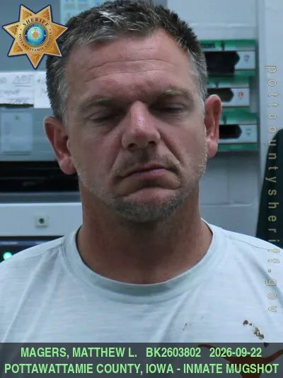 Mugshot of MATTHEW LAWRENCE MAGERS