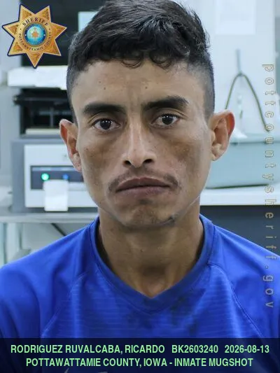 Mugshot of RICARDO RODRIGUEZ RUVALCABA