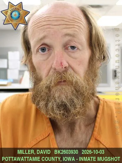 Mugshot of DAVID MILLER