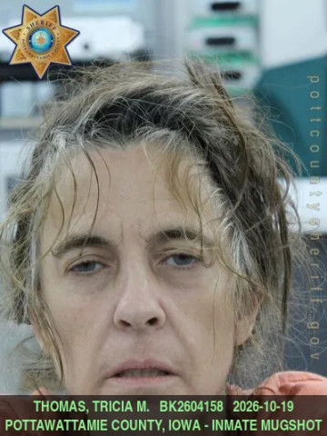 Mugshot of TRICIA MARIE THOMAS