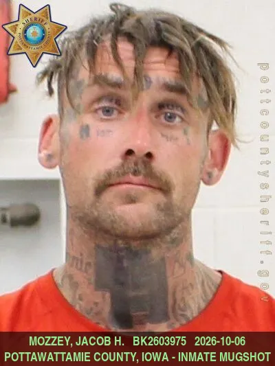 Mugshot of JACOB HENRY MOZZEY