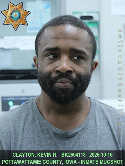 Mugshot of KEVIN R. CLAYTON