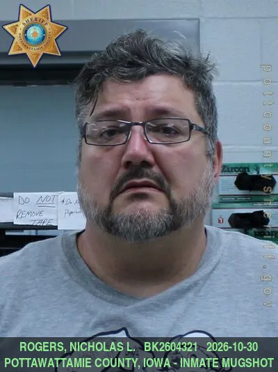 Mugshot of NICHOLAS LEE ROGERS