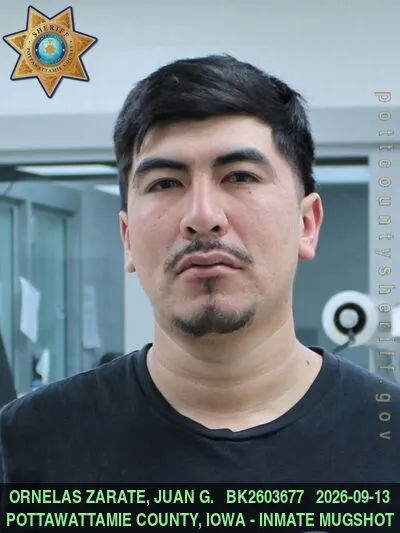 Mugshot of JUAN GERARDO ORNELAS ZARATE