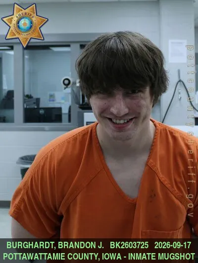 Mugshot of BRANDON JOSEPH BURGHARDT