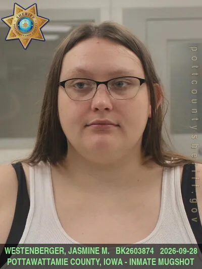 Mugshot of JASMINE MARIE WESTENBERGER