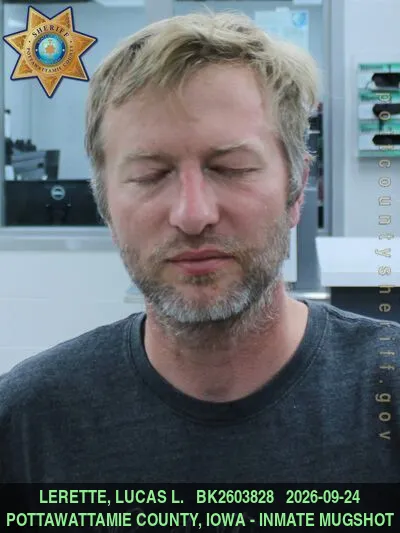 Mugshot of LUCAS LEE LERETTE