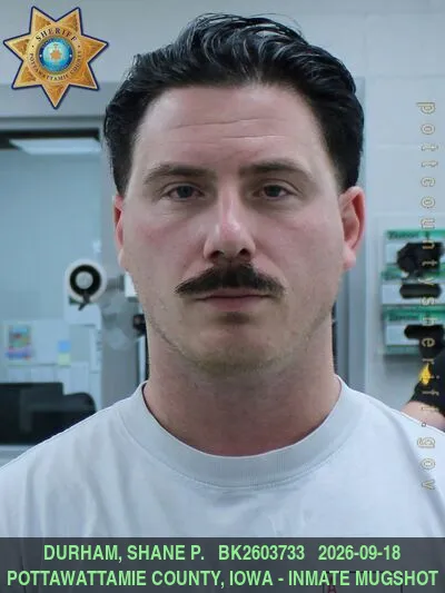 Mugshot of SHANE PATRICK DURHAM