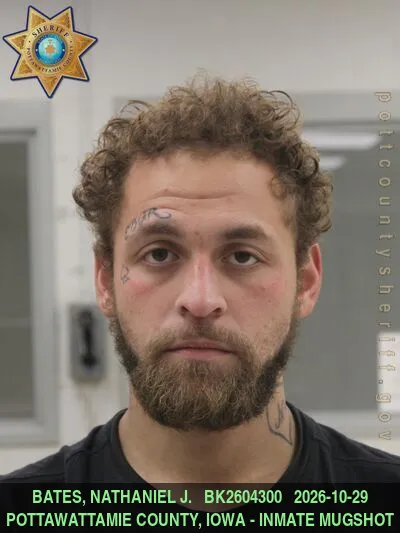 Mugshot of NATHANIEL JOHNNATHAN BATES