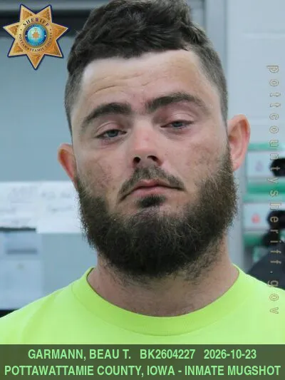 Mugshot of BEAU TRAVIS GARMANN
