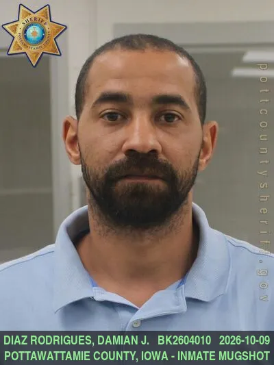 Mugshot of DAMIAN JESUS DIAZ RODRIGUES