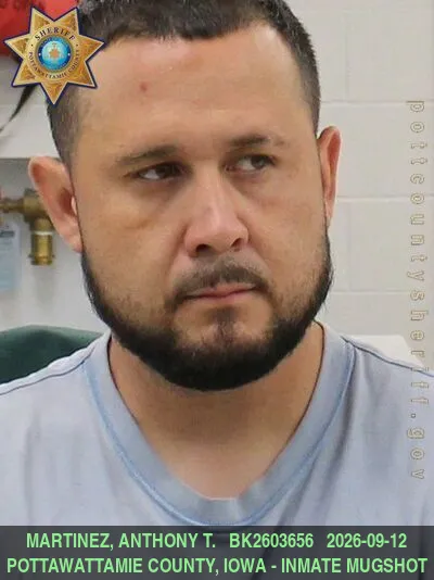 Mugshot of ANTHONY THOMAS MARTINEZ