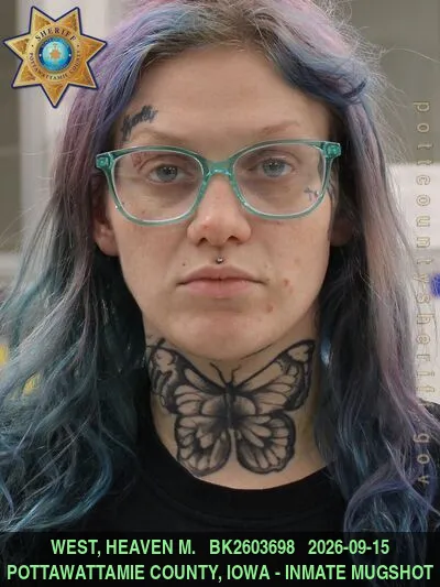 Mugshot of HEAVEN MARIE WEST