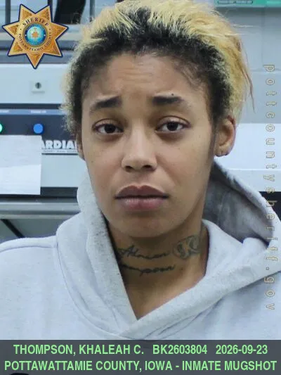Mugshot of KHALEAH CHANTE THOMPSON