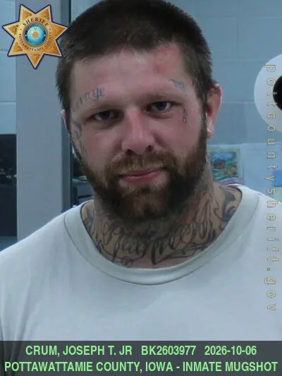 Mugshot of JOSEPH THOMAS JR. CRUM