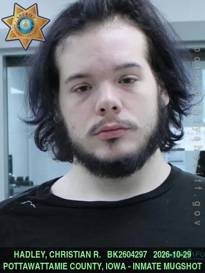 Mugshot of CHRISTIAN ROBERT HADLEY