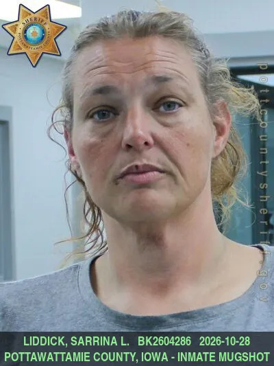 Mugshot of SARRINA LYNN LIDDICK