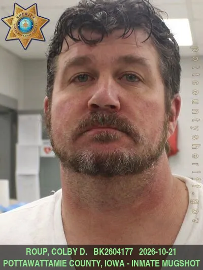 Mugshot of COLBY DANIEL ROUP