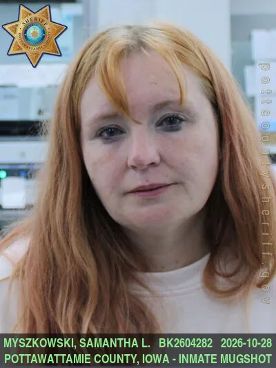Mugshot of SAMANTHA LYNN MYSZKOWSKI